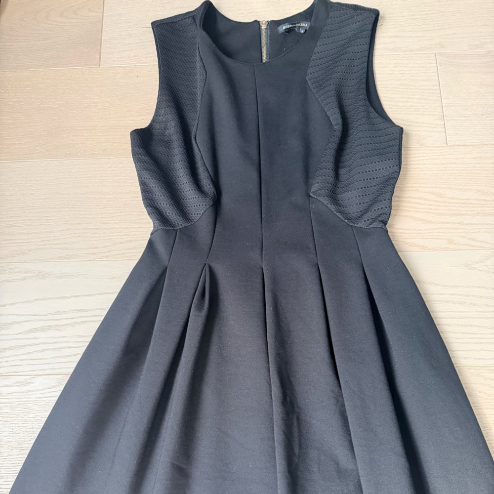 BCBGMaxAzria Black Fit-and-Flare Mini Dress